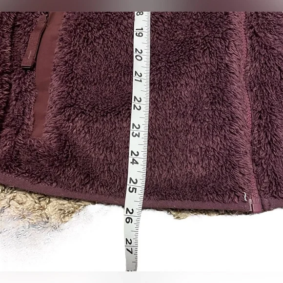 L. L. Bean Purple Fuzzy Sherpa Zipper Front Winter Jacket Size Small Women’s EUC - Picture 9 of 9